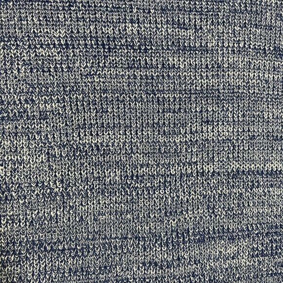 Express Blue Marl V-Neck Sweater Size Small Cotton Oversized - Picture 13 of 14